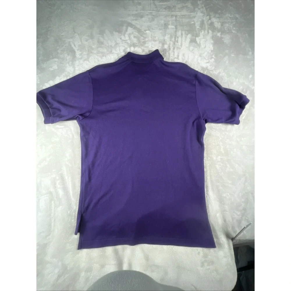Polo Ralph Lauren Purple Cotton Short Sleeve Polo Shirt Mens Size Medium
